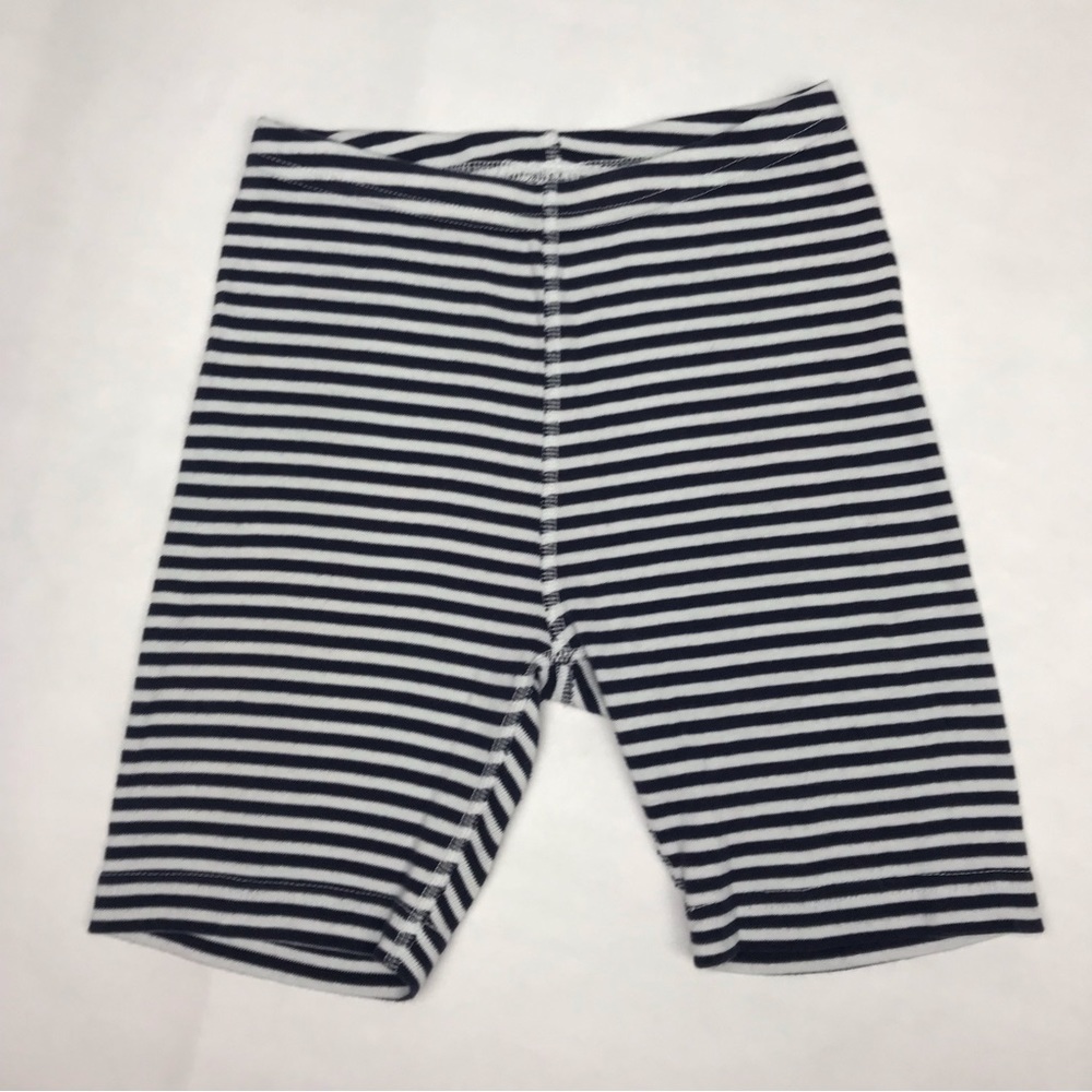 Hanna Andersson Shorts, Navy and White Stripes, Girls Size 110